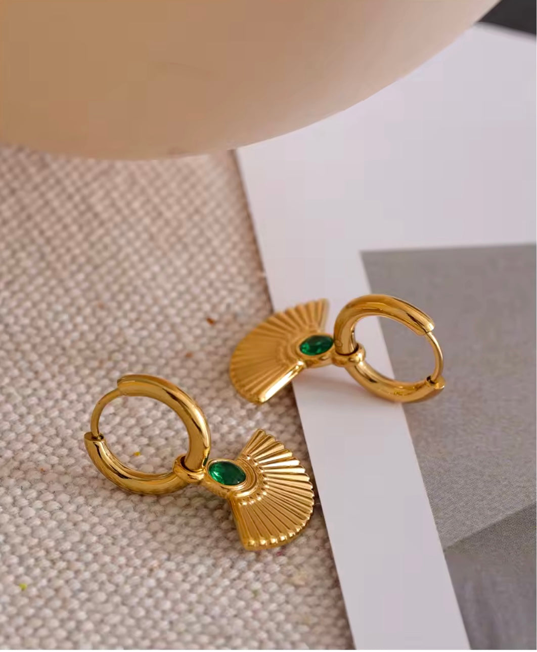 Fan Earrings